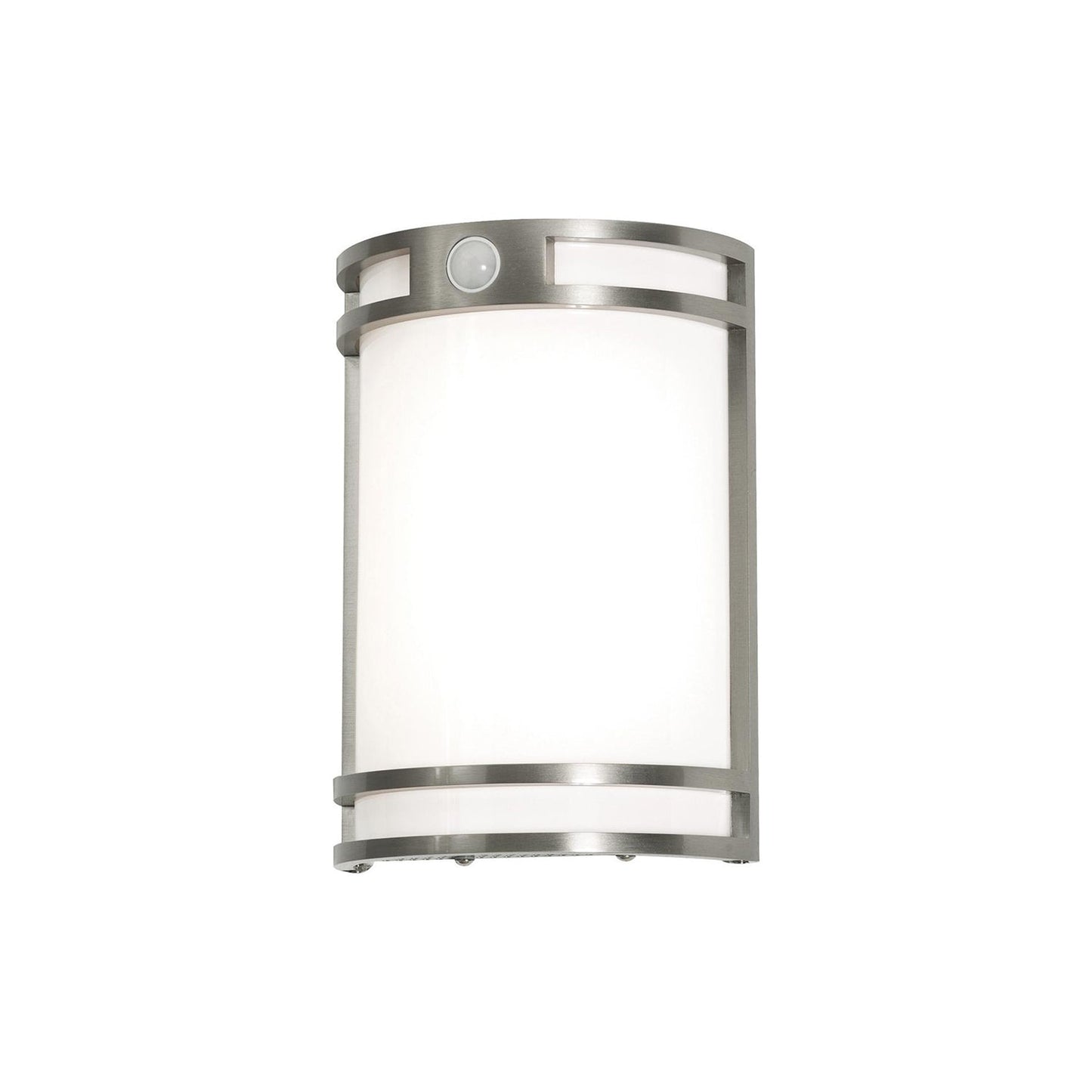 Elston Outdoor LED Wall Light in Brushed Aluminum (10-Inch).