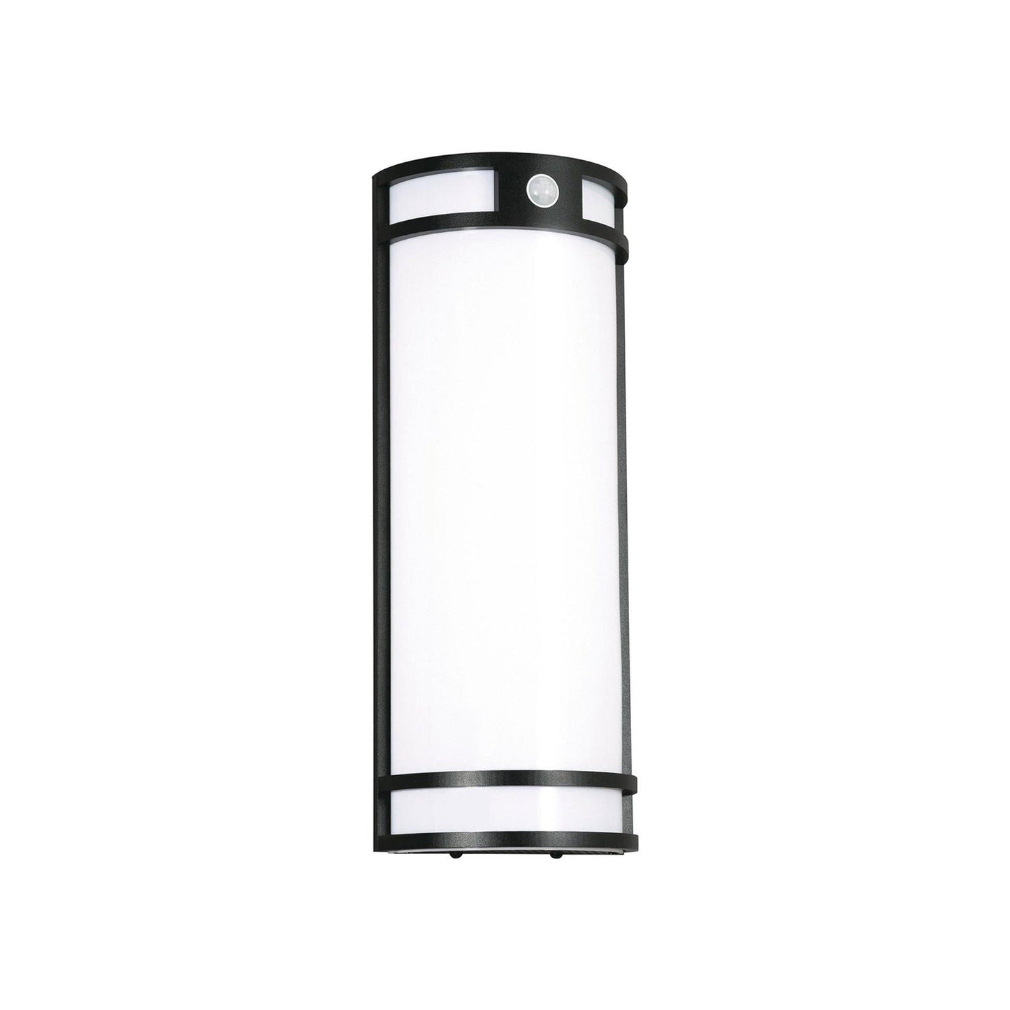 Elston Outdoor LED Wall Light in Black (17.88-Inch).
