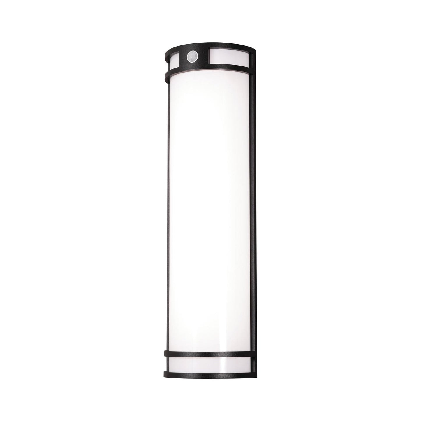 Elston Outdoor LED Wall Light in Black (24-Inch).