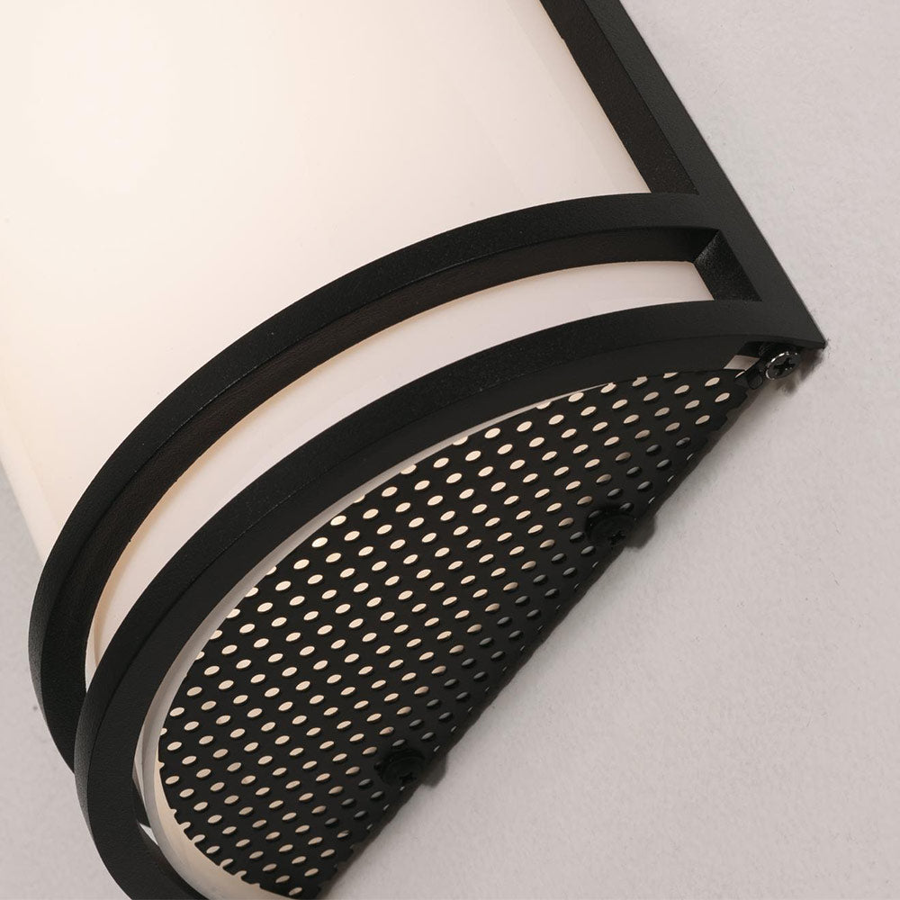 Elston Outdoor LED Wall Light in Detail.