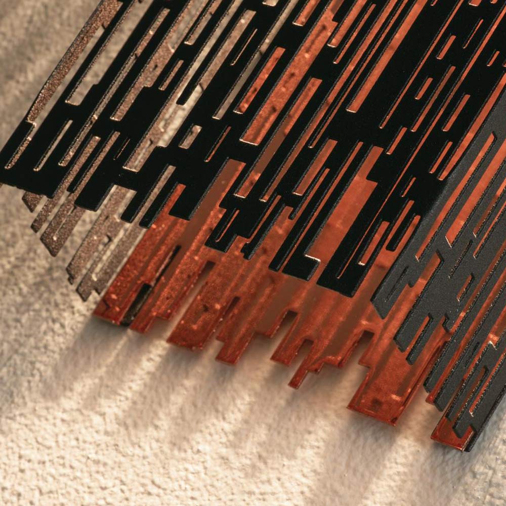Embers LED Wall Light in Detail.