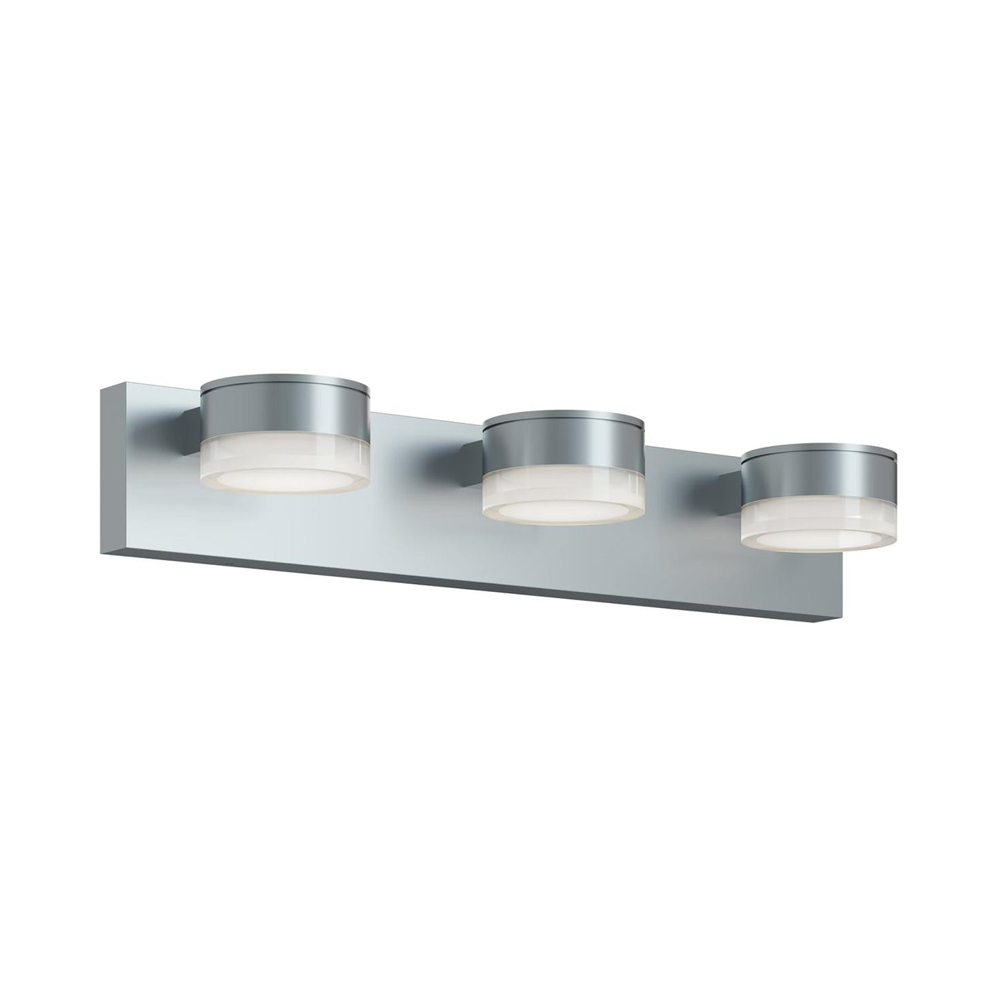 Emma LED Bath Vanity Light in Satin Nickel (3-Light).