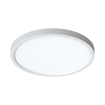 Eon LED Flush Mount Ceiling Light in White (14-Inch).