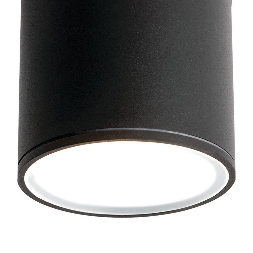 Everly Outdoor LED Flush Mount Ceiling Light in Detail.