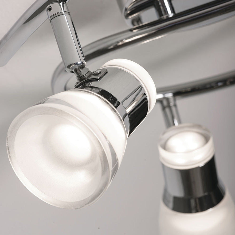 Gage Round LED Track Ceiling / Wall Light in Detail.