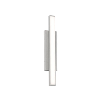 Gale Outdoor LED Wall Light in Textured Grey (24-Inch/No Features).