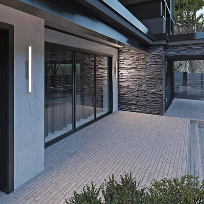 Gale Outdoor LED Wall Light in Outside Area.