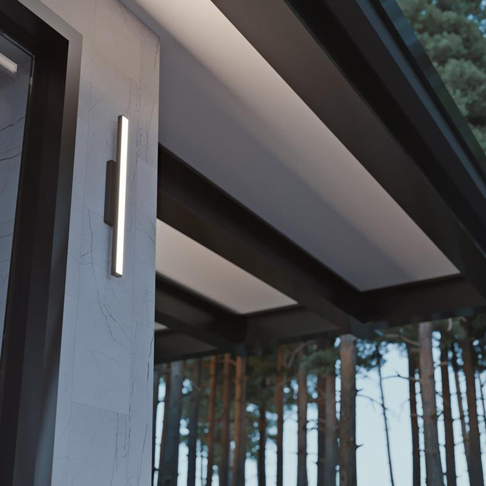 Gale Outdoor LED Wall Light in Outside Area.