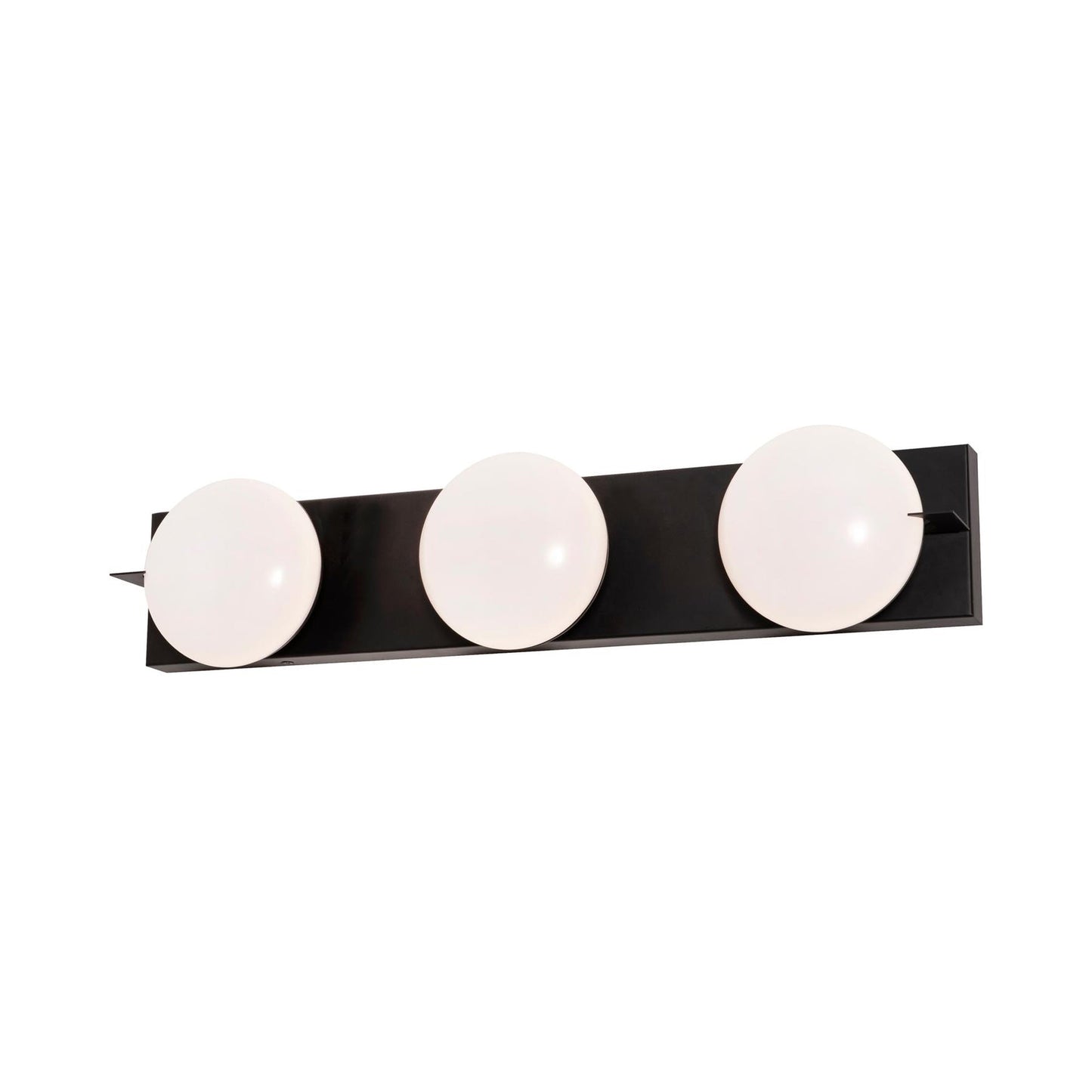 Gates LED Bath Vanity Light in Black.