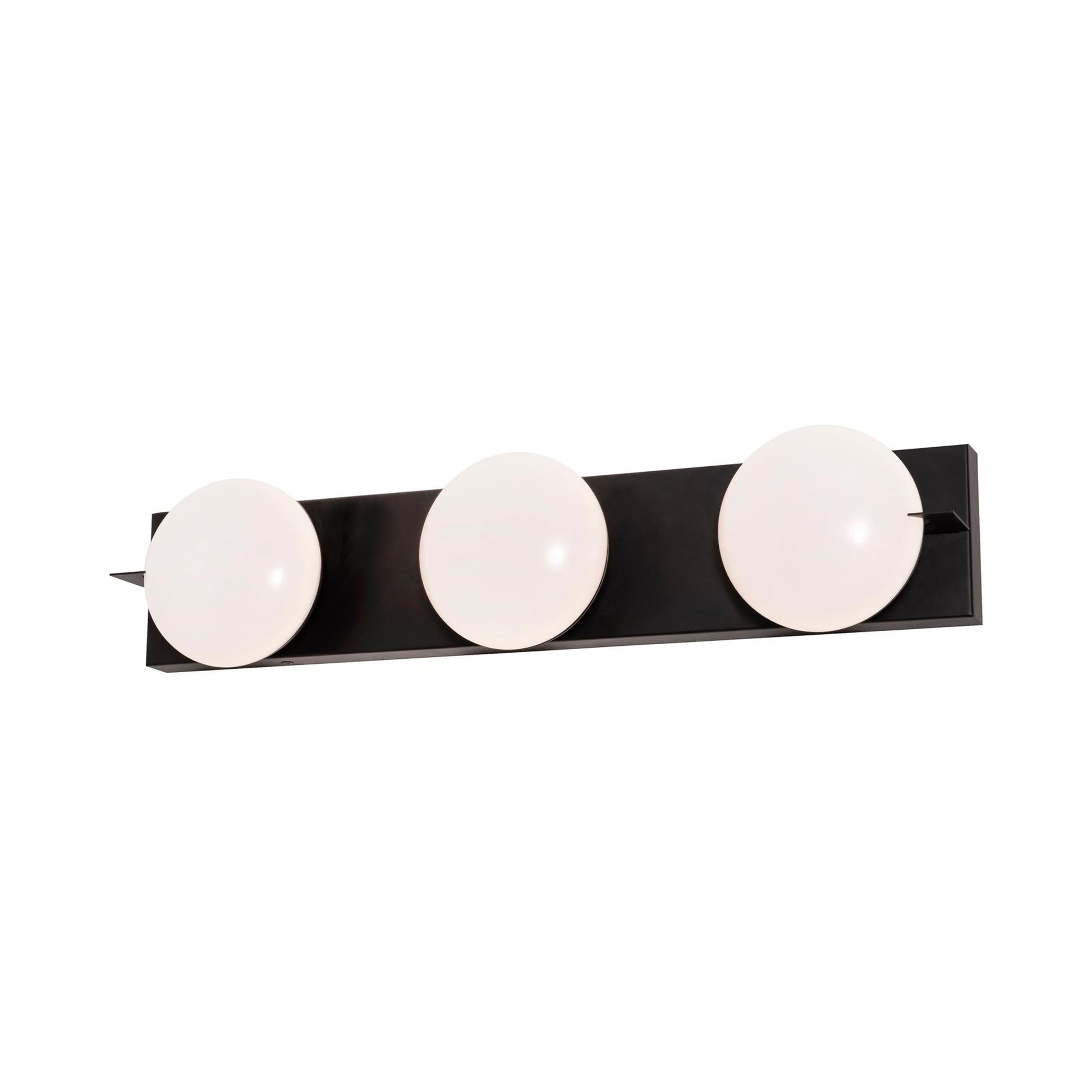 Gates LED Bath Vanity Light in Black.
