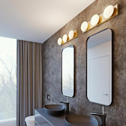 Gates LED Bath Vanity Light in bathroom.