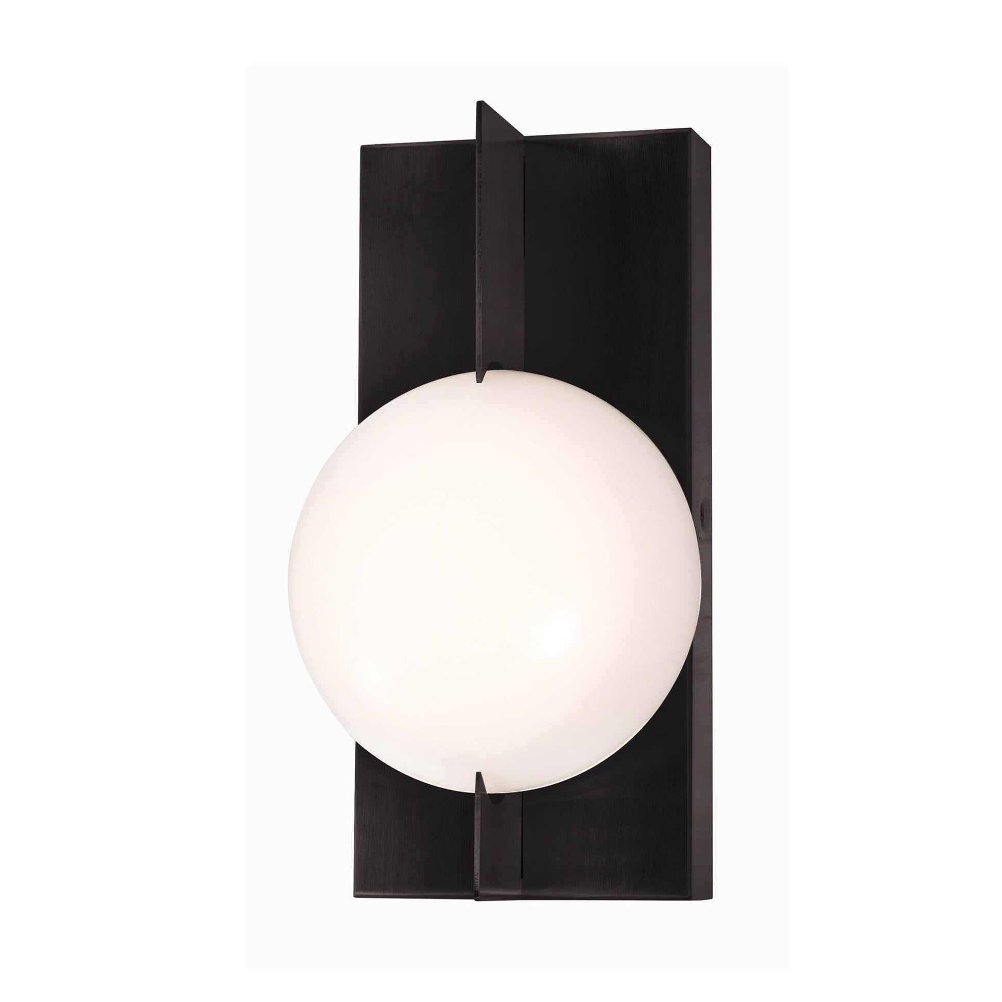 Gates LED Wall Light in Black.