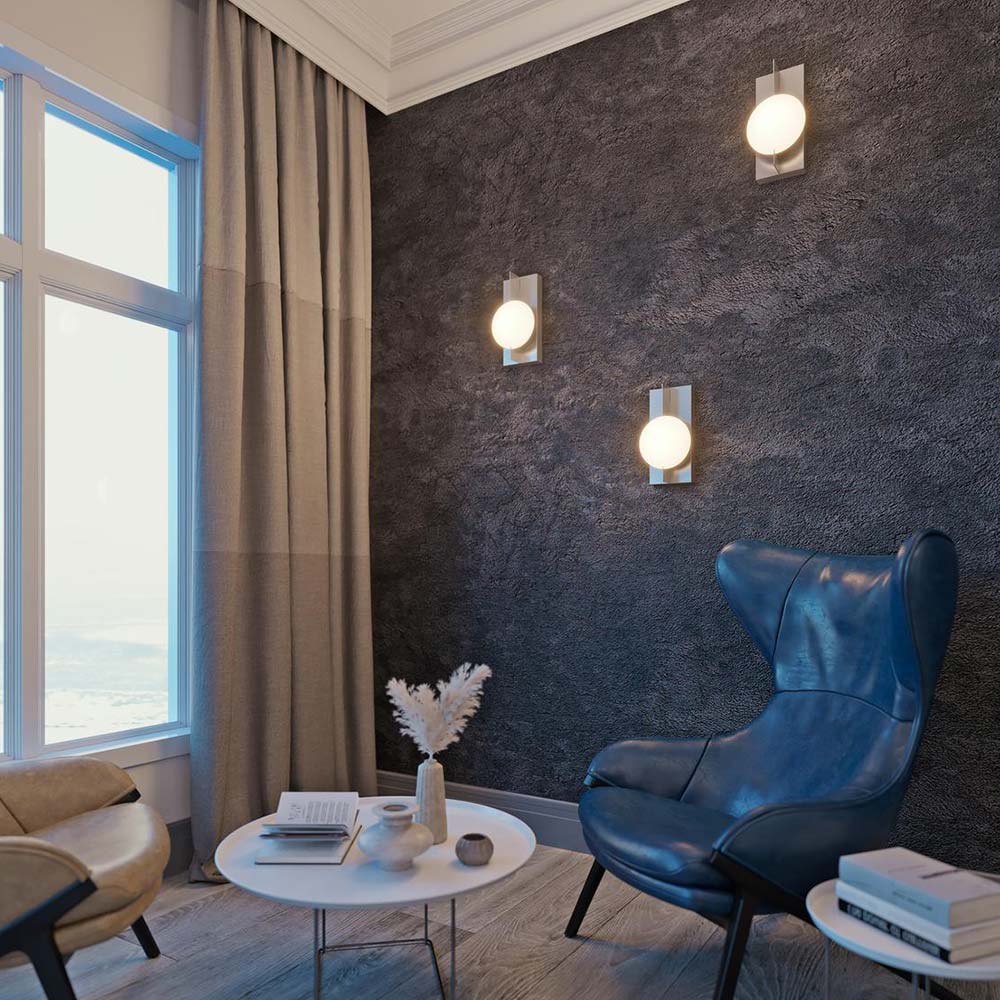 Gates LED Wall Light in living room.