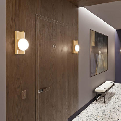 Gates LED Wall Light in hallway.