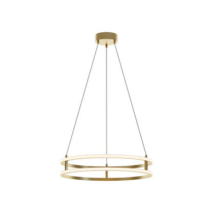 Gemini LED Pendant Light in Gold (Small).
