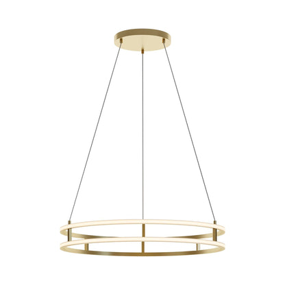 Gemini LED Pendant Light in Gold (Large).