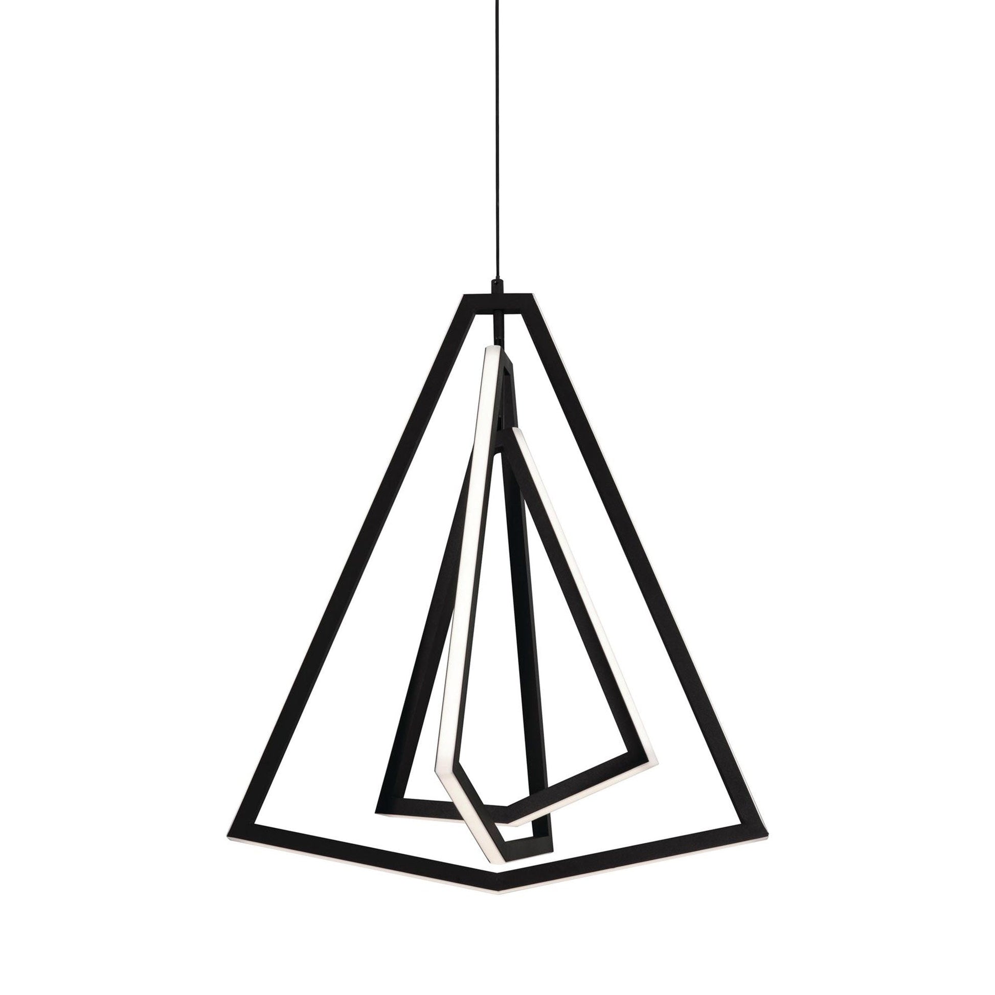 Gianna LED Pendant Light in Black.