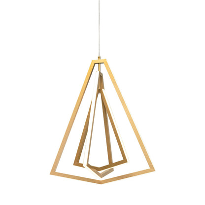 Gianna LED Pendant Light in Gold.