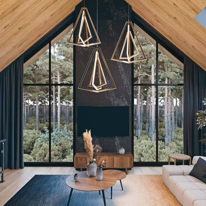Gianna LED Pendant Light in living room.