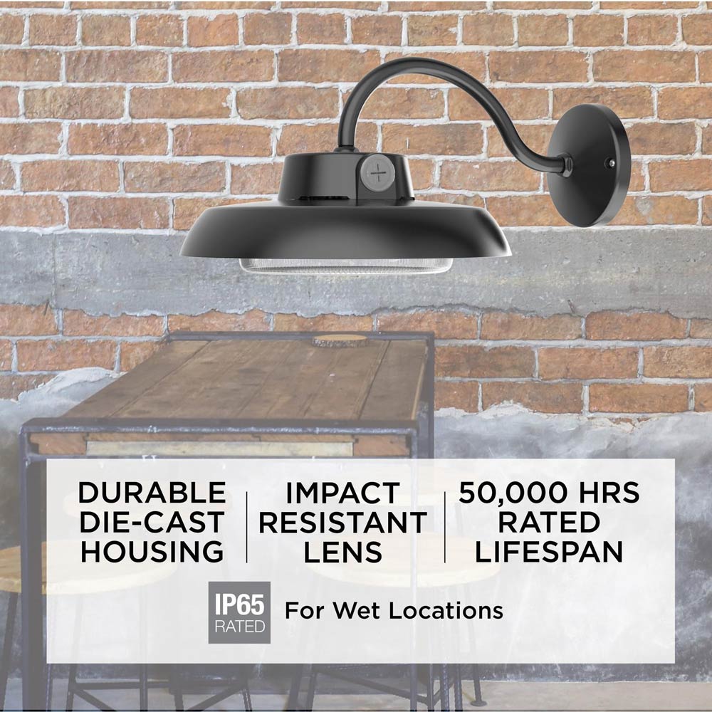 Gilbert Outdoor LED Wall Light in Detail.