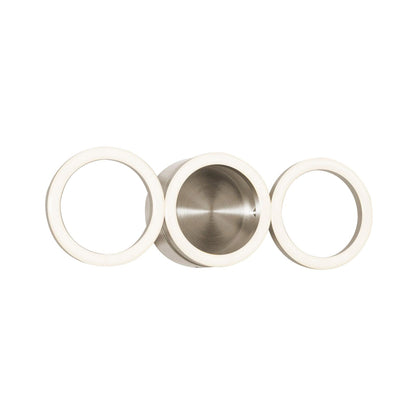 Glo LED Bath Vanity Light in Satin Nickel (14.25-Inch).