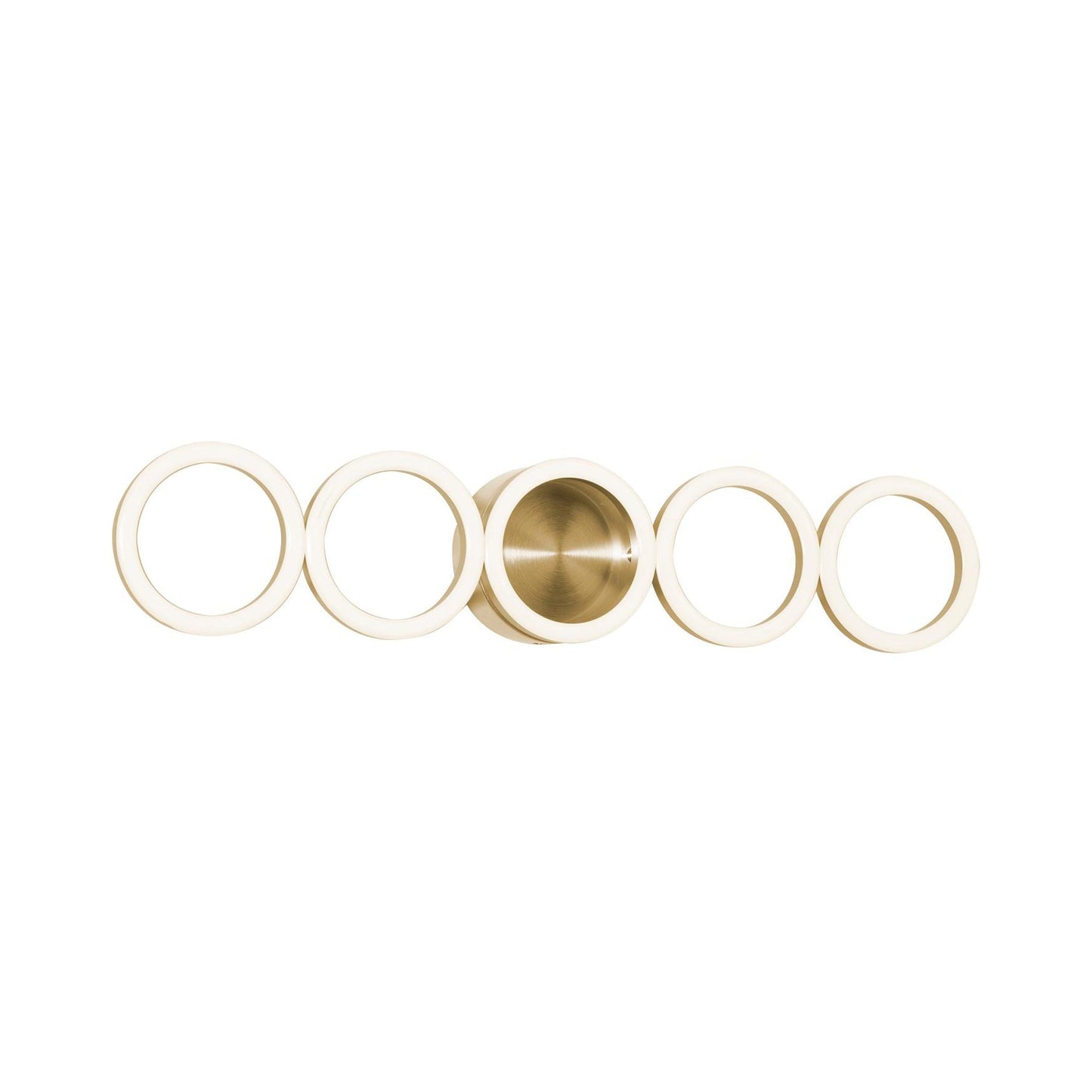 Glo LED Bath Vanity Light in Satin Brass (24-Inch).
