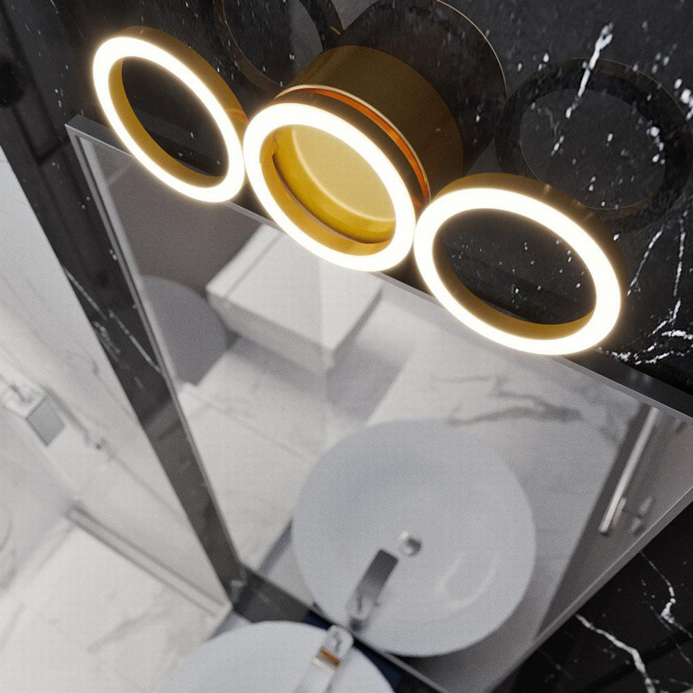 Glo LED Bath Vanity Light in bathroom.