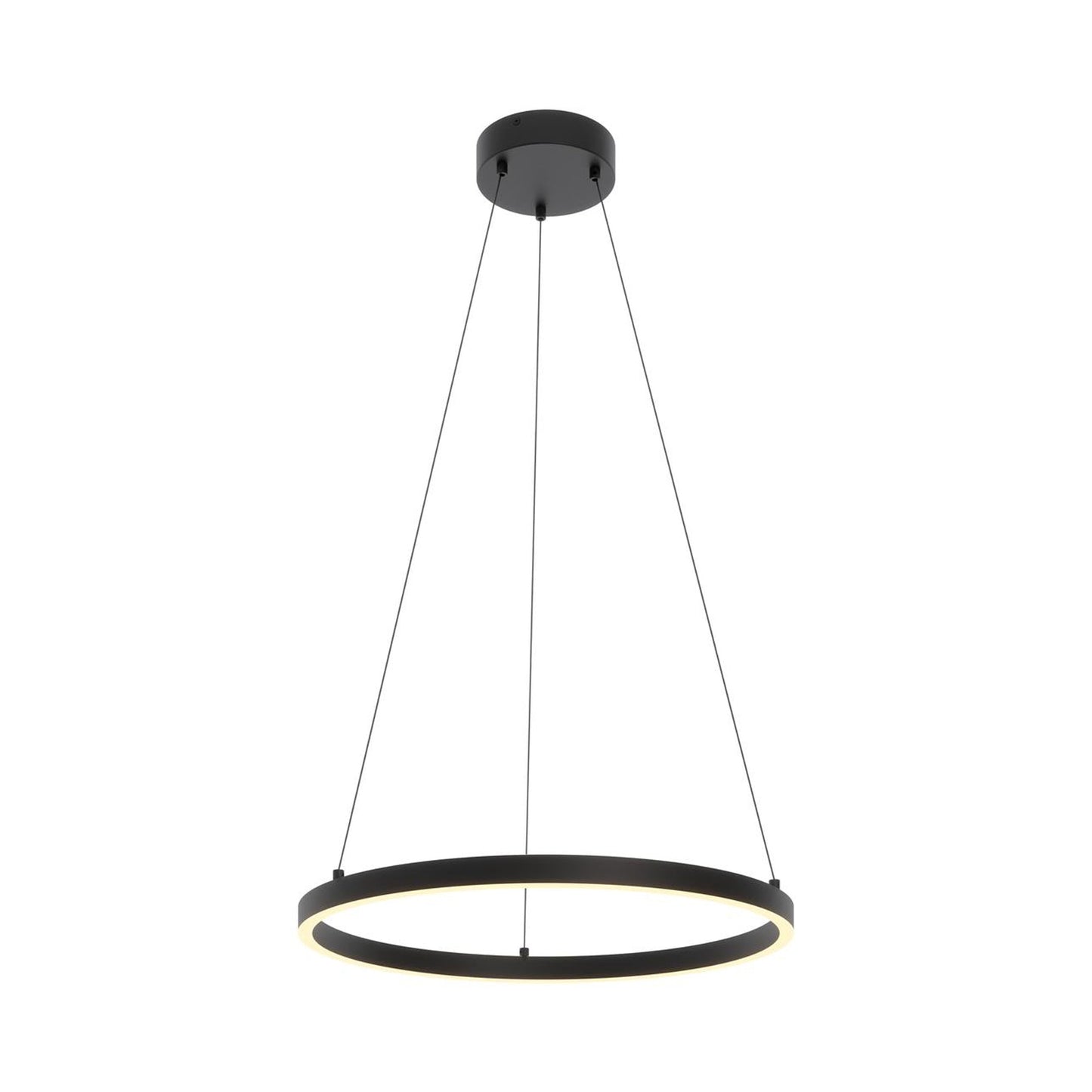 Glo LED Pendant Light in Black (23.75-Inch).