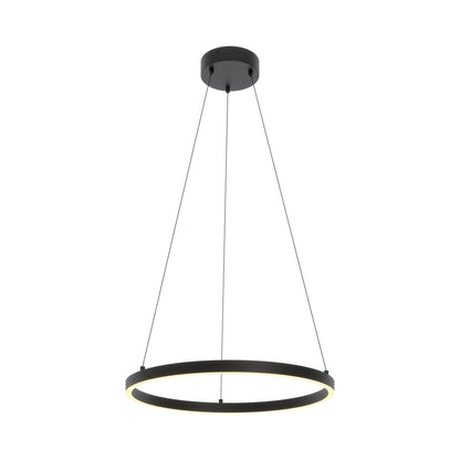 Glo LED Pendant Light in Black (23.75-Inch).