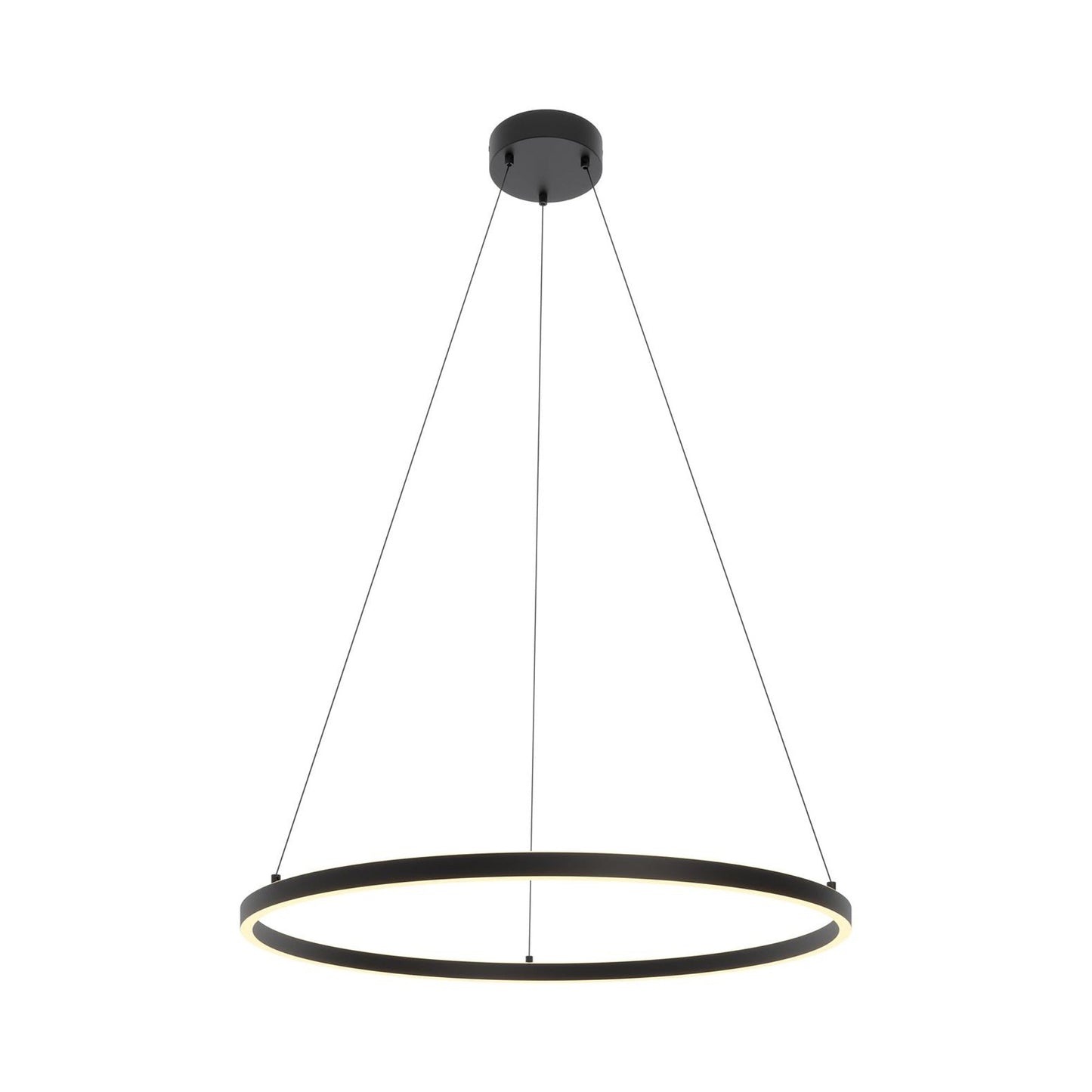 Glo LED Pendant Light in Black (35.5-Inch).