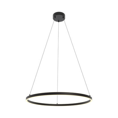 Glo LED Pendant Light in Black (35.5-Inch).