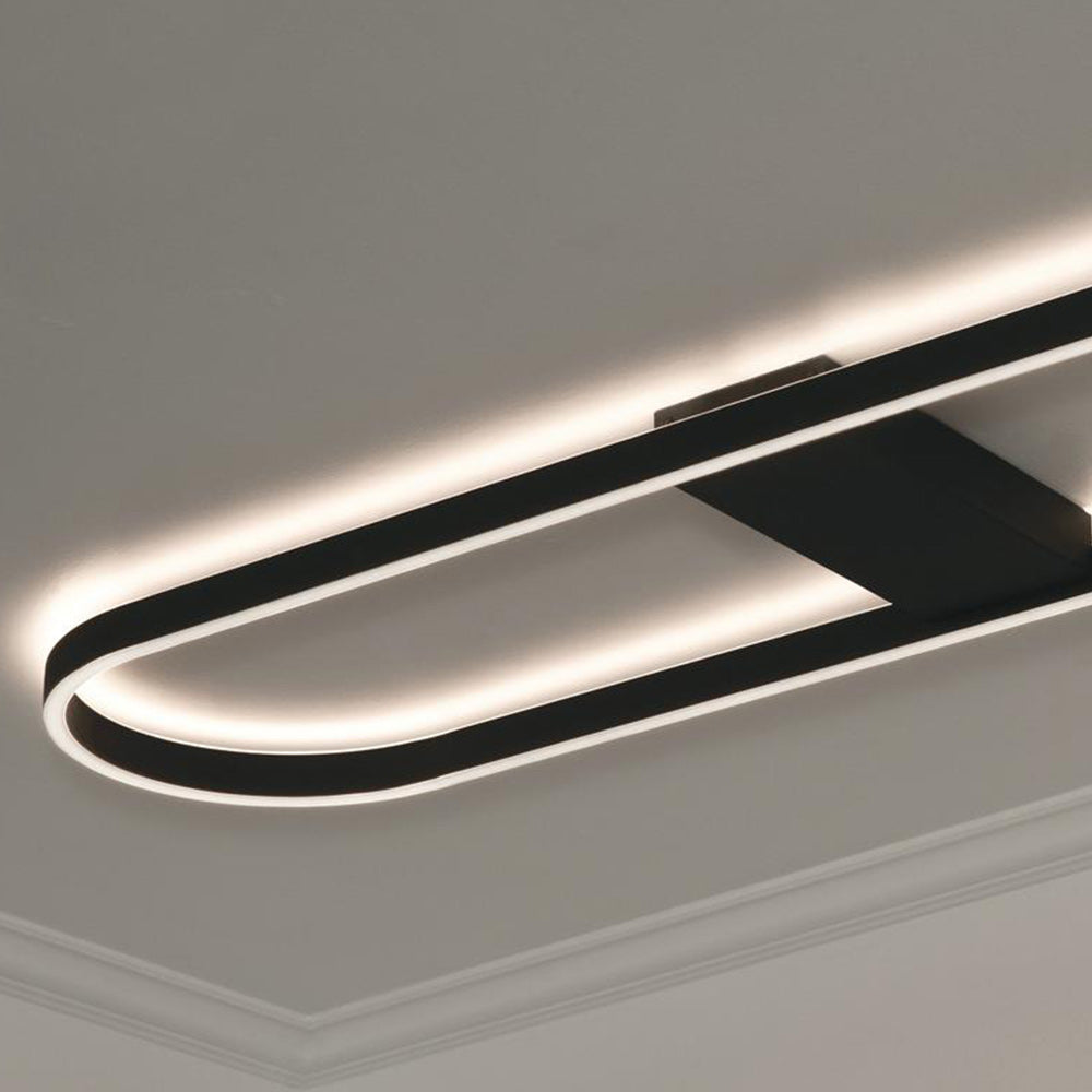 Glo Linear LED Flush Mount Ceiling Light in Detail.