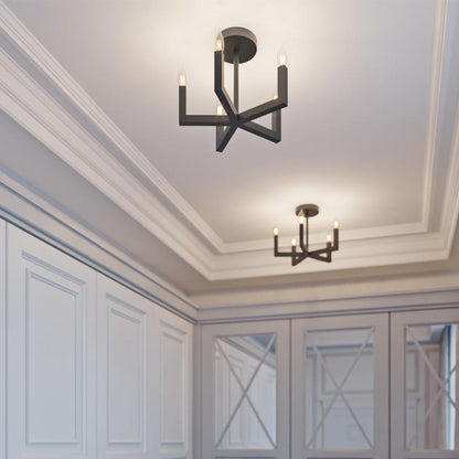 Grace Semi Flush Mount Ceiling Light in Detail.