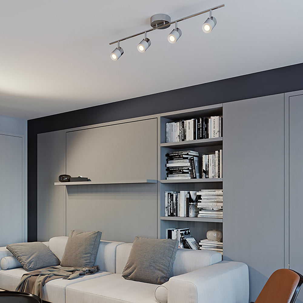 Gramercy LED Track Ceiling / Wall Light in living room.
