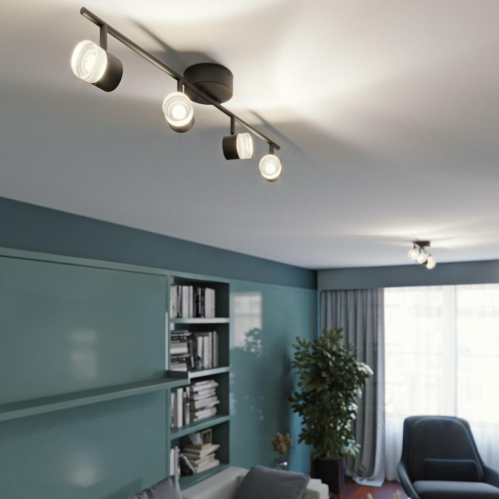 Gregor LED Track Ceiling / Wall Light in living room.