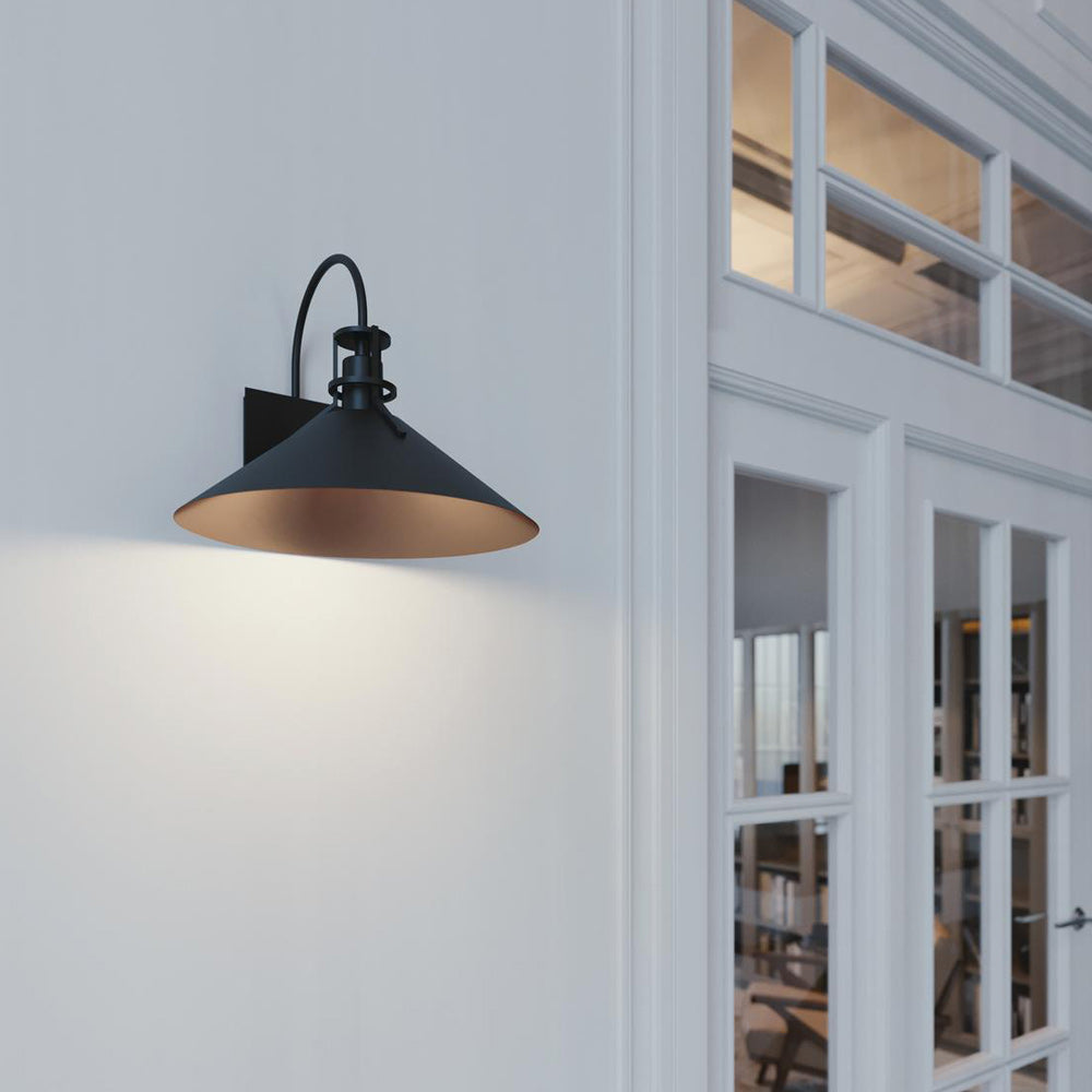 Gus Outdoor LED Wall Light in Outside Area.
