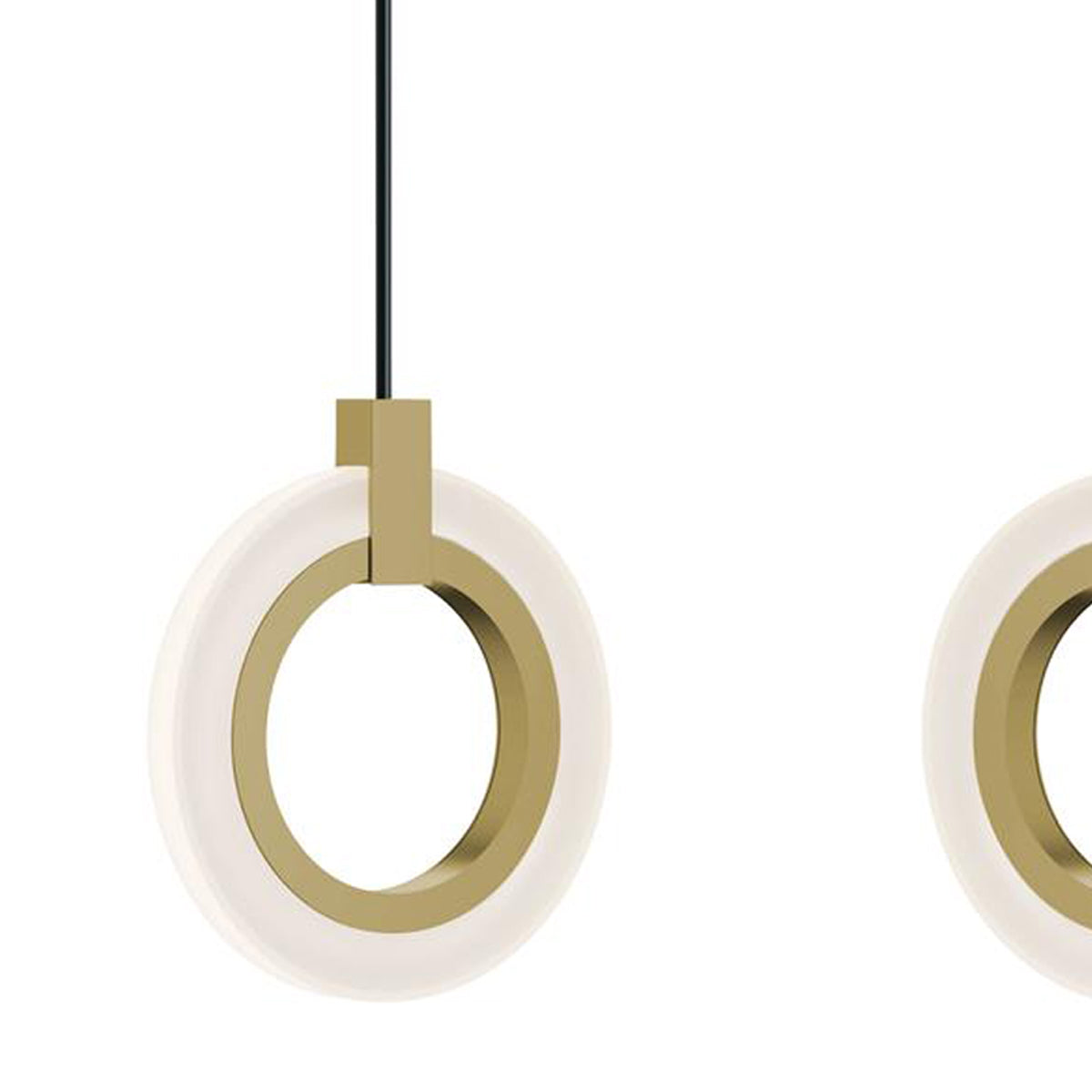 Halo LED Linear Pendant Light in Detail.