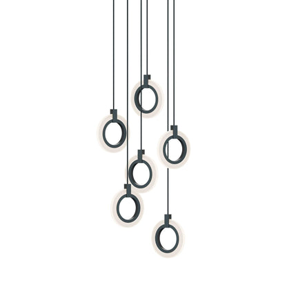 Halo LED Round Pendant Light.