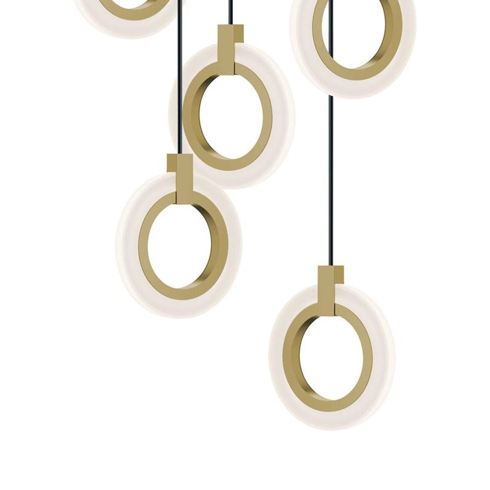 Halo LED Round Pendant Light in Detail.