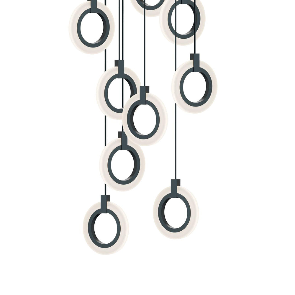 Halo LED Round Pendant Light in Detail.