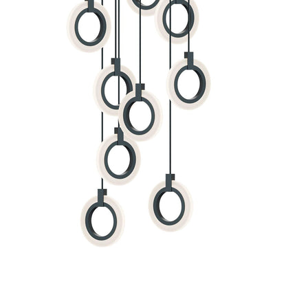 Halo LED Round Pendant Light in Detail.