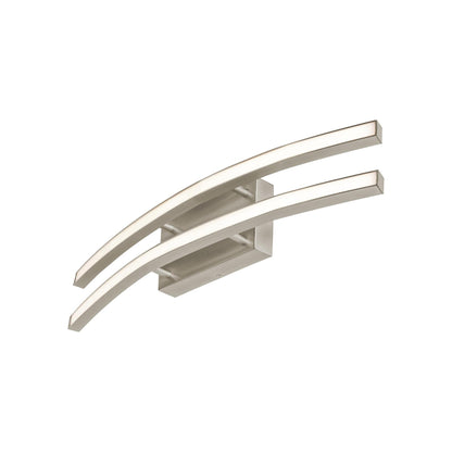 Harper LED Bath Vanity Light in Satin Nickel (24.75-Inch).