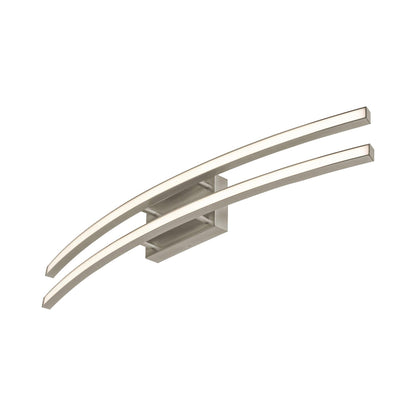 Harper LED Bath Vanity Light in Satin Nickel (36.38-Inch).