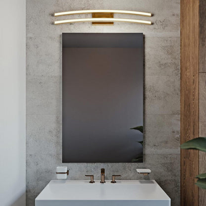 Harper LED Bath Vanity Light in bathroom.