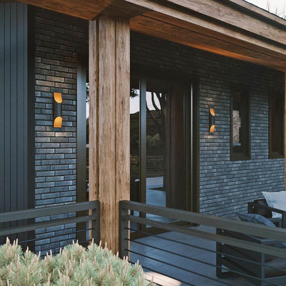 Harrison Outdoor LED Wall Light in Outside Area.
