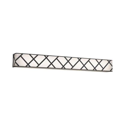 Haven LED Bath Vanity Light in Black (39-Inch).