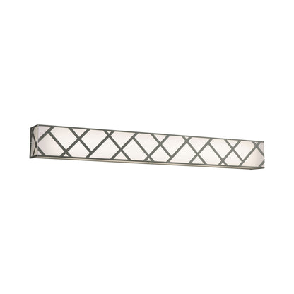 Haven LED Bath Vanity Light in Satin Nickel (39-Inch).