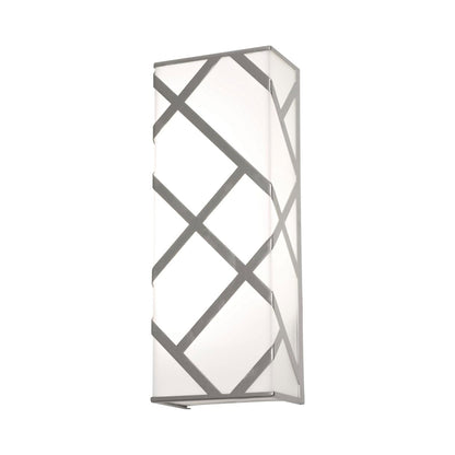 Haven LED Wall Light in Satin Nickel.