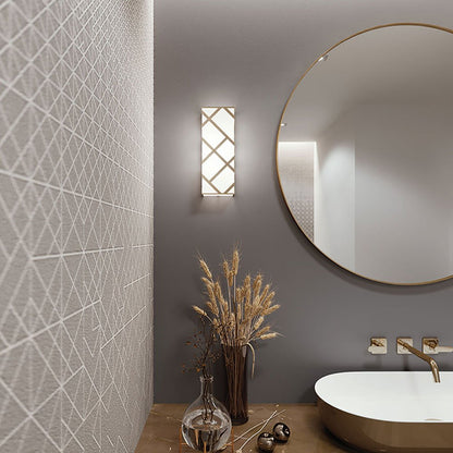 Haven LED Wall Light in bathroom.