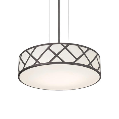 Haven Pendant Light in Black (16.75-Inch).
